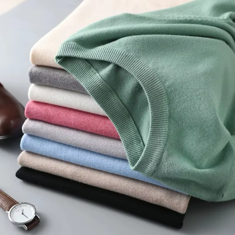 T-shirt en laine mérinos superfine pour hommes