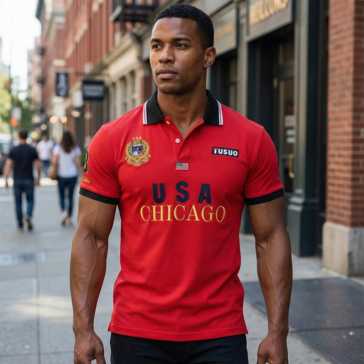 Polo en coton pour homme