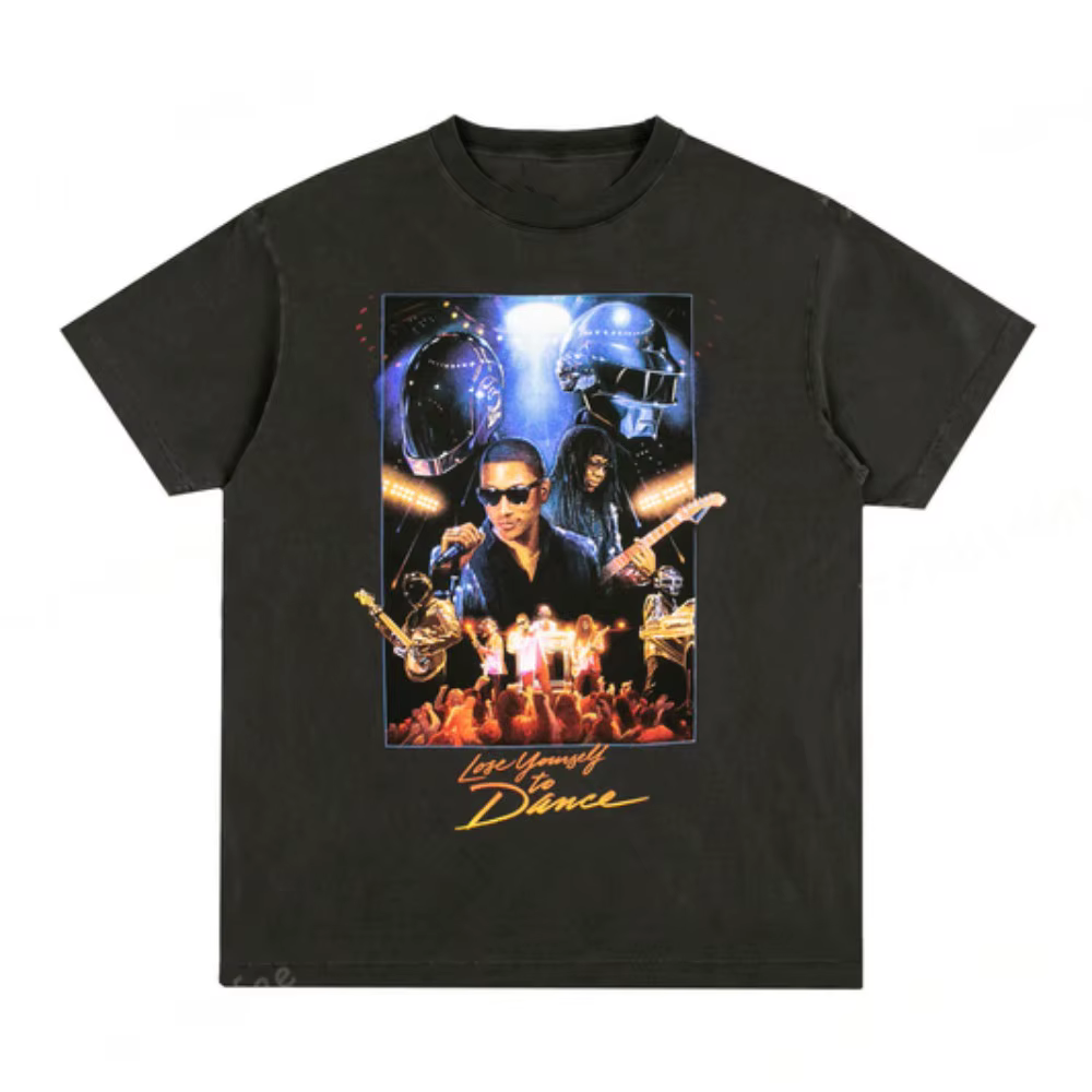 T-shirt d'été Daft Punk pour hommes