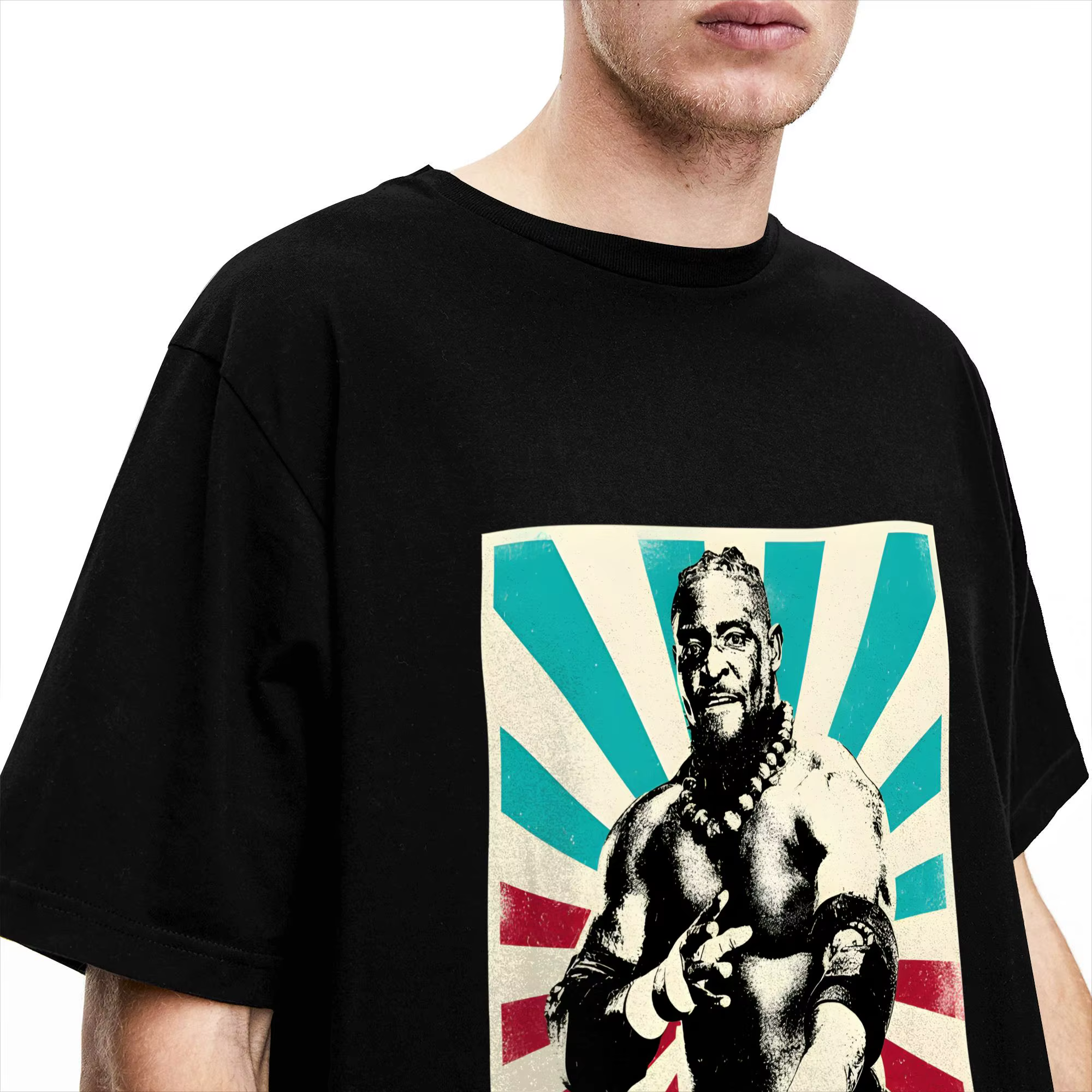 T-shirt vintage rétro Oba Femi pour hommes