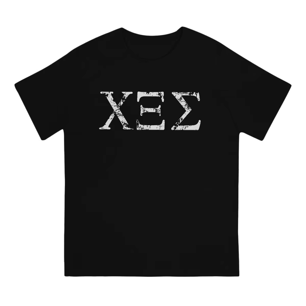 T-Shirt à Manches Courtes et Col Rond pour Homme