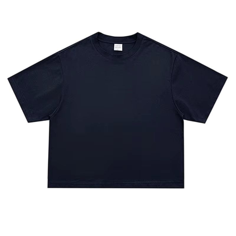 T-shirts de course à manches courtes à col rond et coupe ample pour hommes