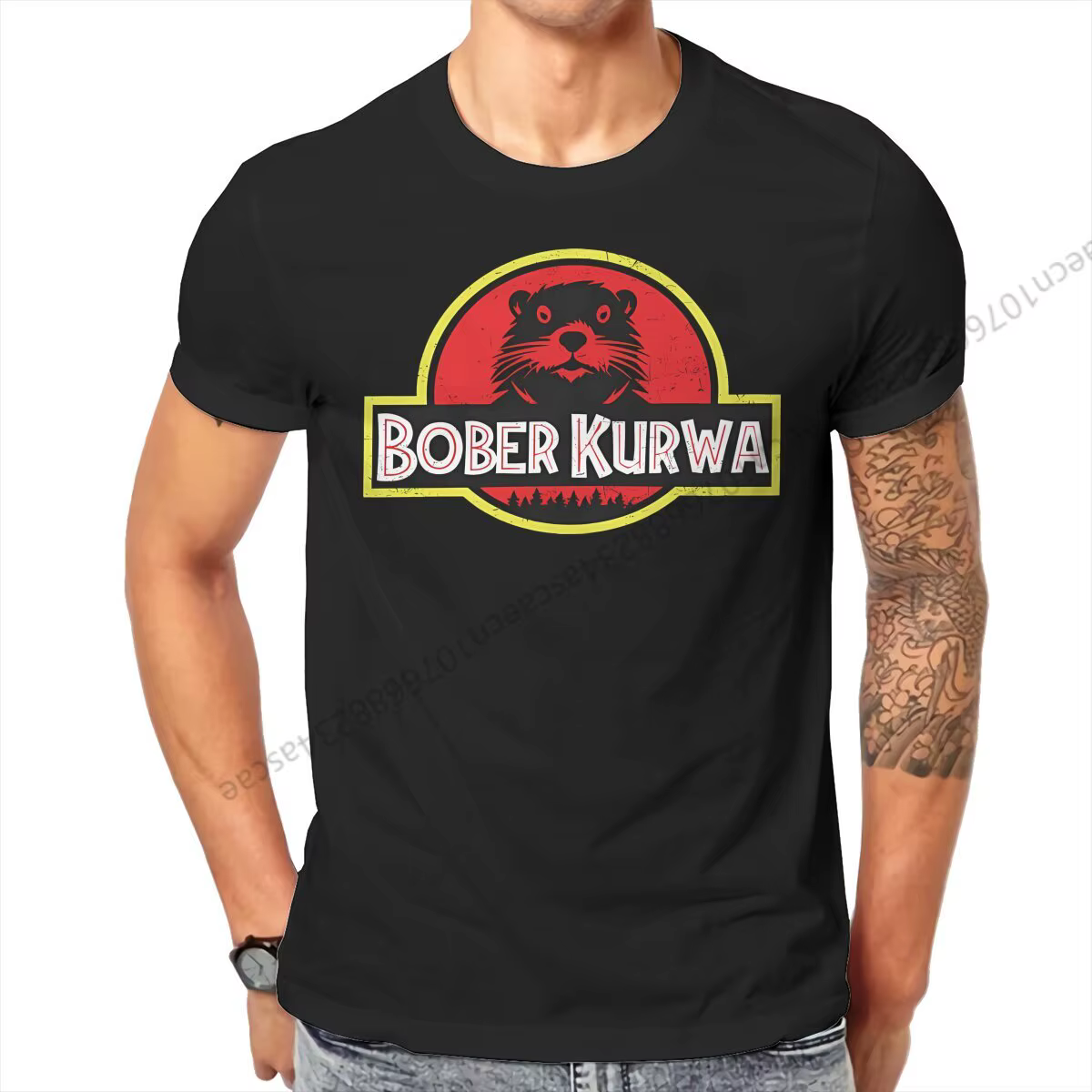 Bober Kurwa t-shirt graphique hommes hauts Vintage été coton Streetwear