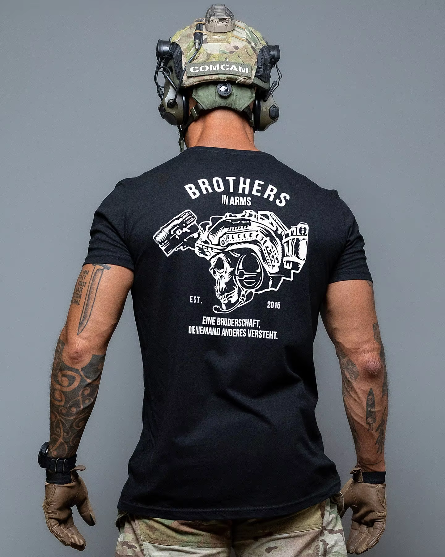 T-shirt imprimé Brothers in Arms pour hommes