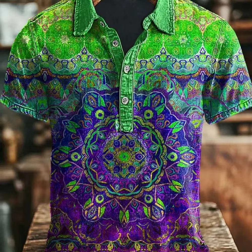 Polo imprimé pour homme