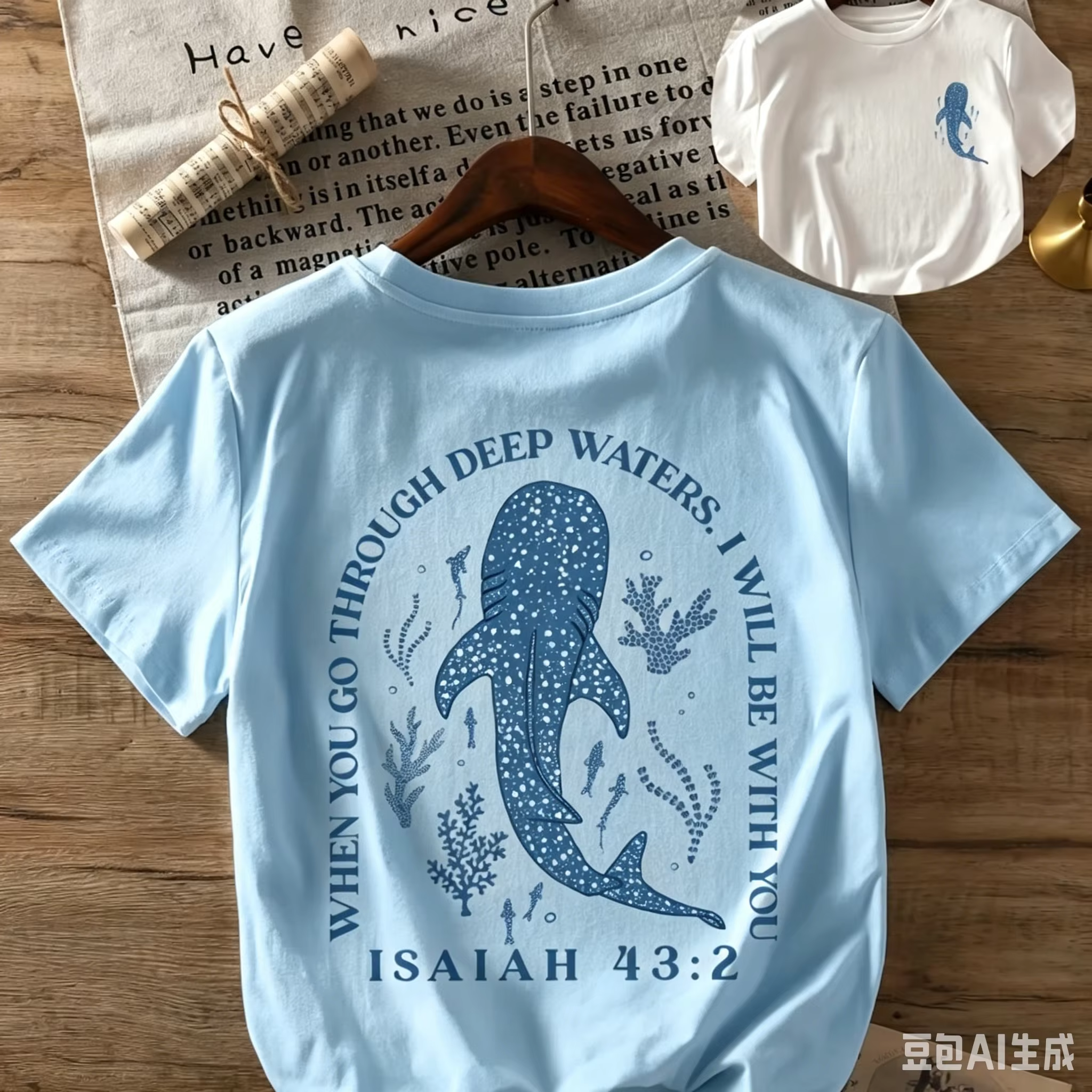 T-shirt Éco Conservation Océanique Requin Homme Femme Enfant 2025 Été Imprimé