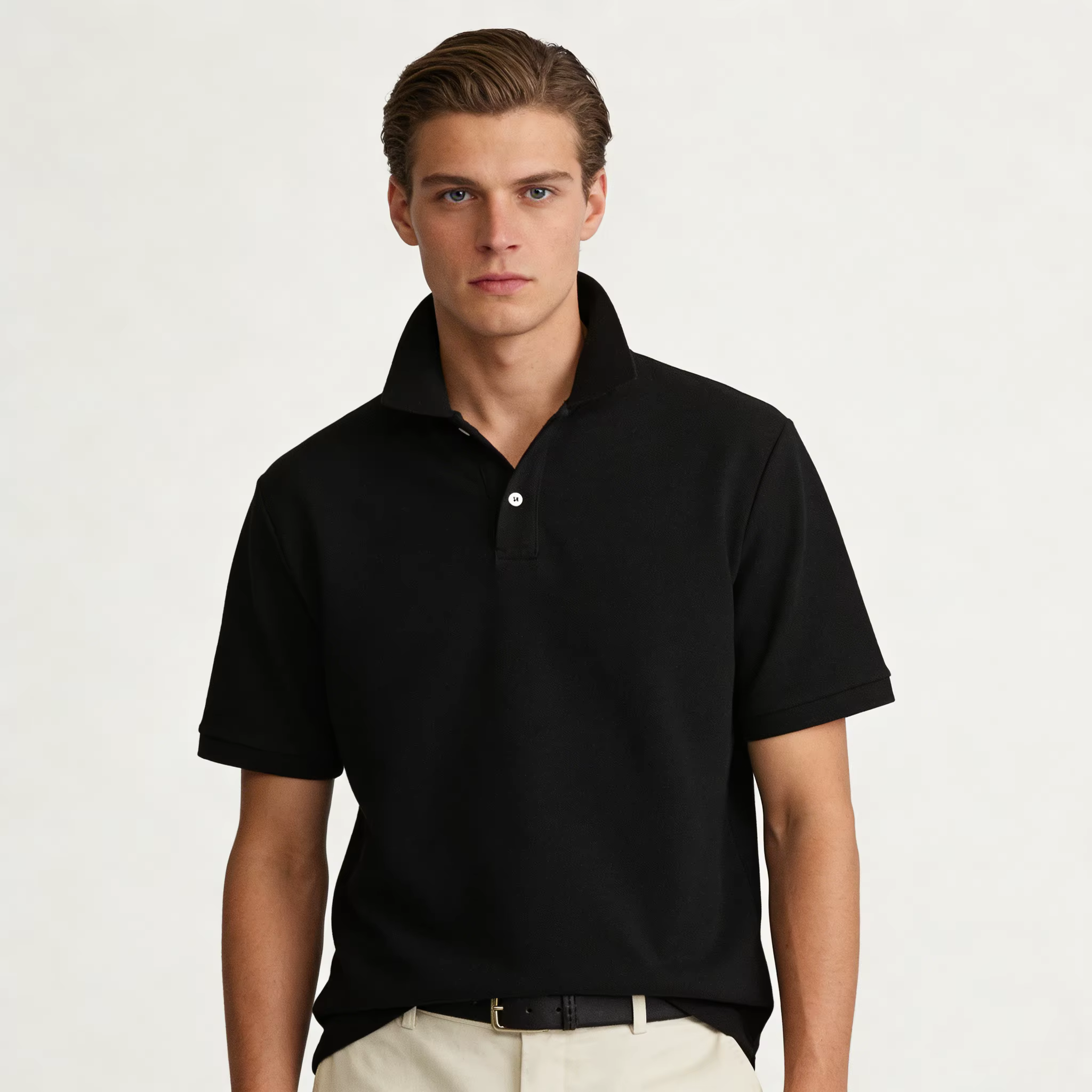 Nouveau polo homme 2026 – T-shirt polo brodé de créateur