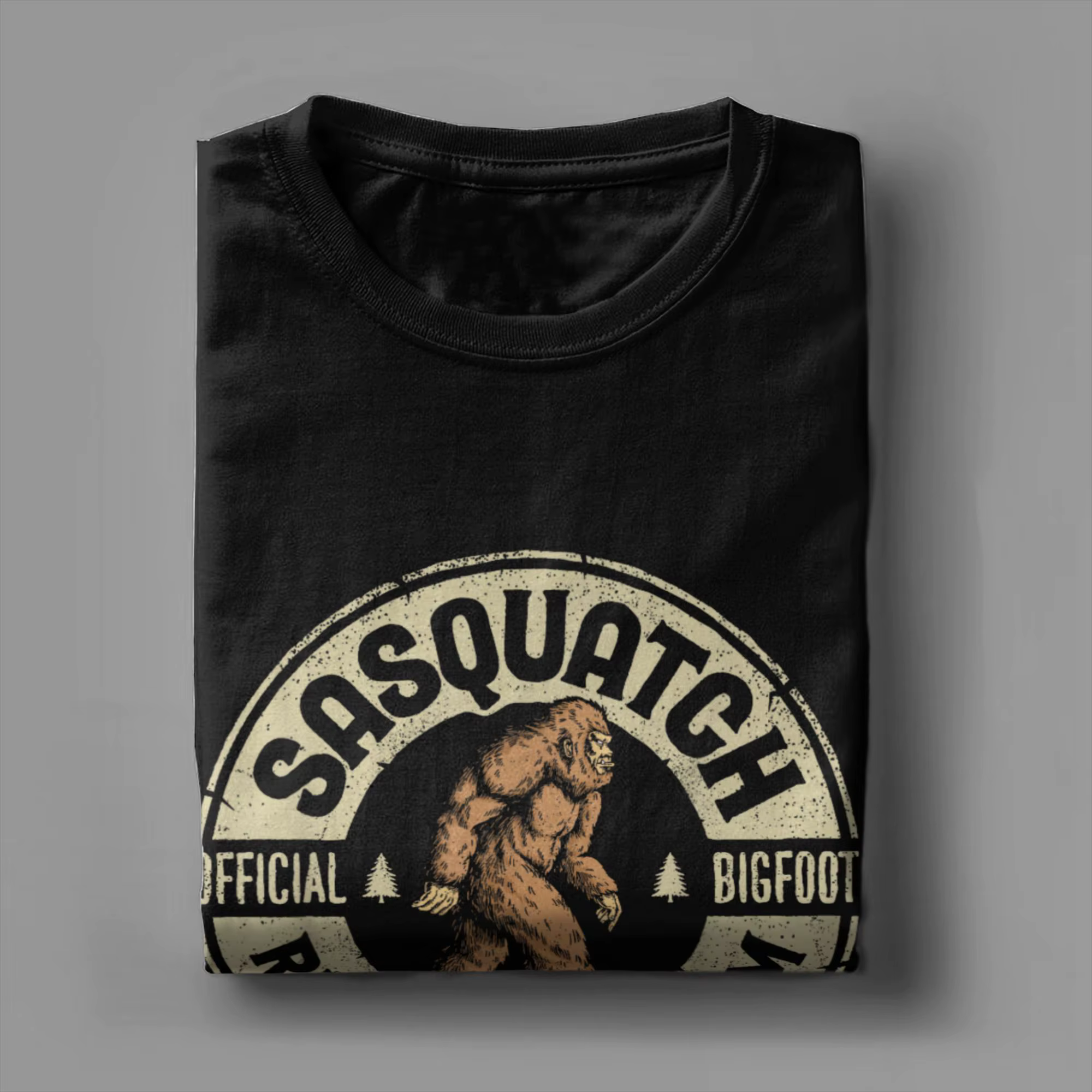 Streetwear t-shirt été Bigfoot équipe de recherche rétro Vintage Sasquatch t-shirts coton