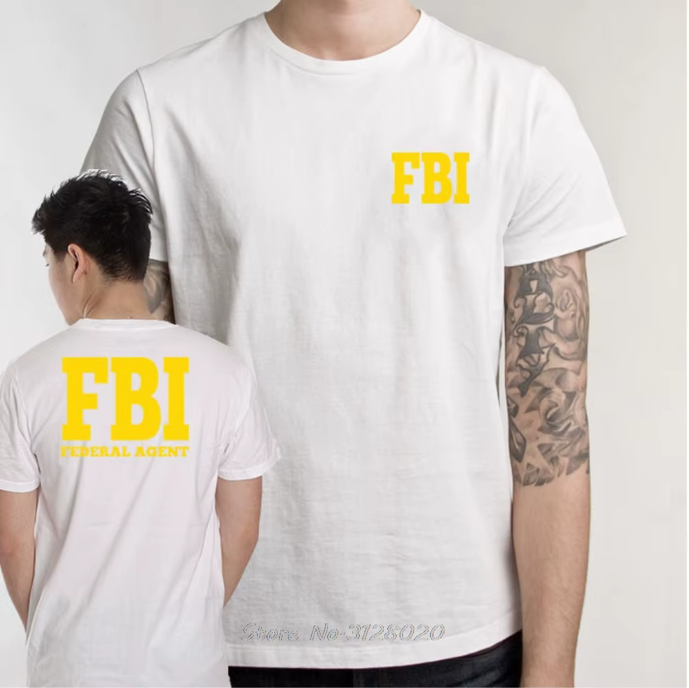 Agent fédéral Bureau investigation FBI T-shirt hommes