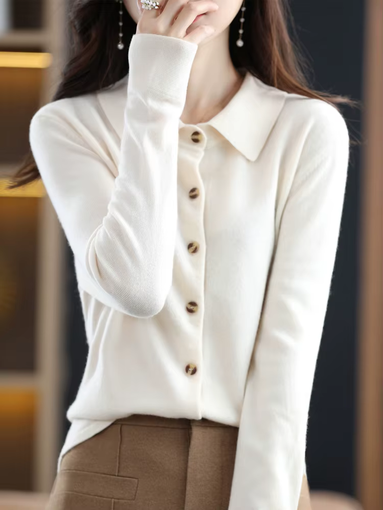 Pull en laine mérinos pour femme