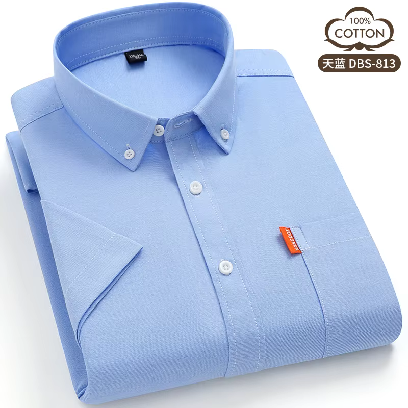 Chemises Oxford 100% coton pour hommes