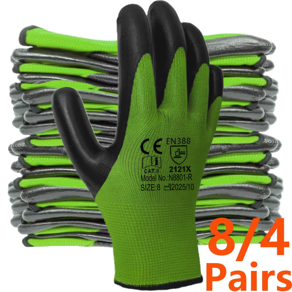 Gants de jardinage ergonomiques effet seconde peau