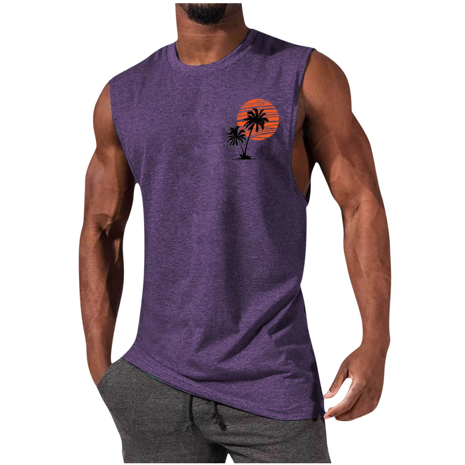 Chemise de plage hawaïenne pour hommes