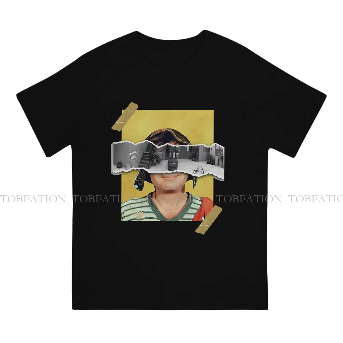 T-shirt manches courtes homme 100% coton