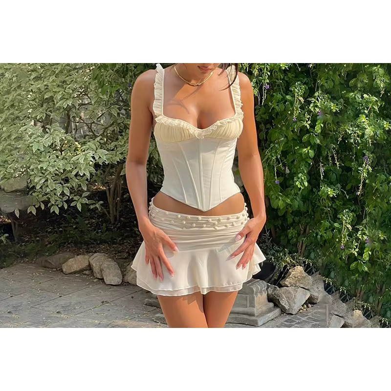 Gilet à Bretelles Coupe Ajustée Printemps/Été 2026, Haut pour Femme