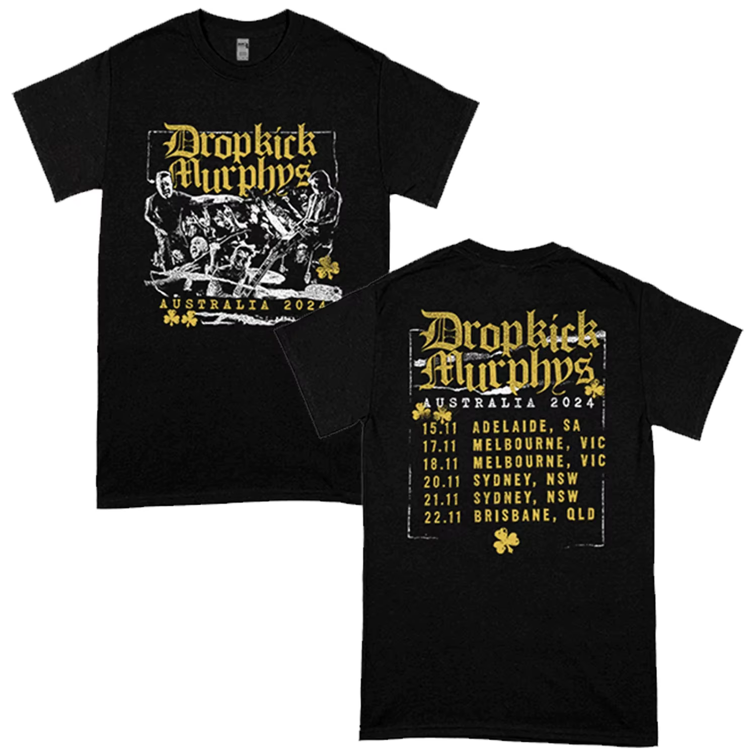 Dropkick Murphys T-Shirt Vintage 100% coton pour hommes