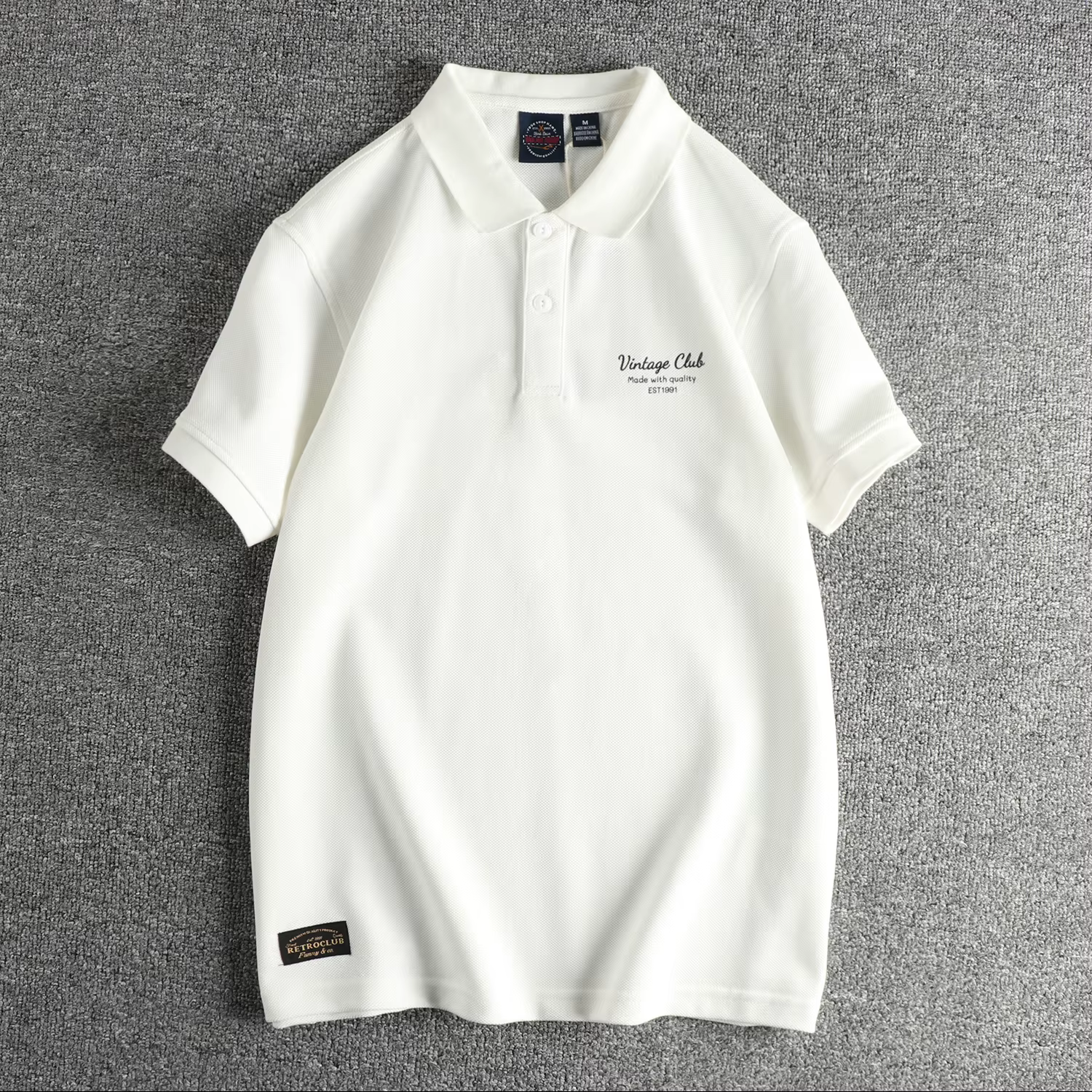 Polo à manches courtes pour hommes