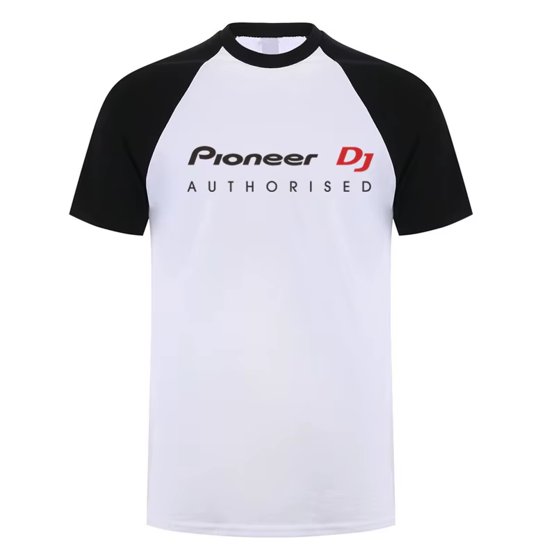 Pioneer DJ Autorisé T Chemises Hommes Mode D'été À Manches Courtes Homme