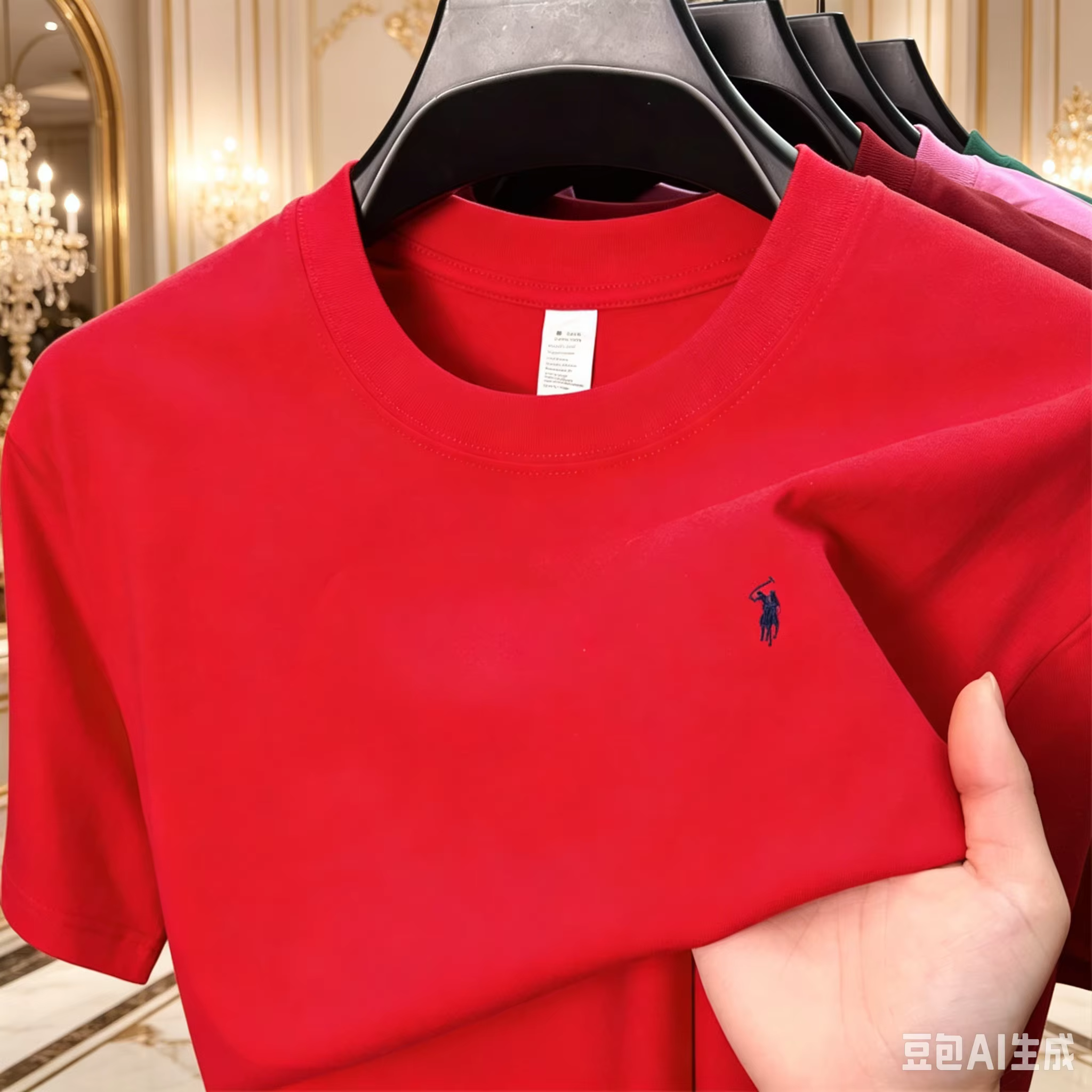T-shirt basique à col rond pour homme – 100 % coton