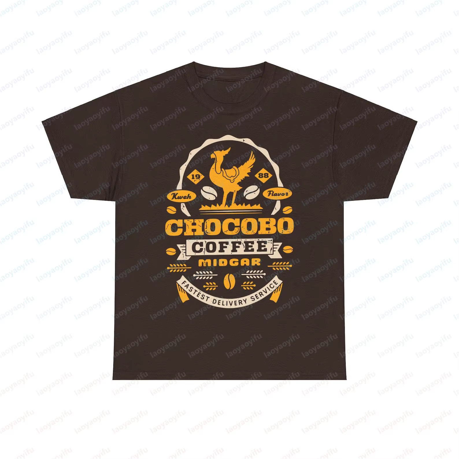 T-shirt imprimé graphique Chocobo du jeu vidéo Final Fantasy