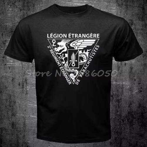 T-shirt en coton Swag des forces spéciales de la légion étrangère française pour hommes