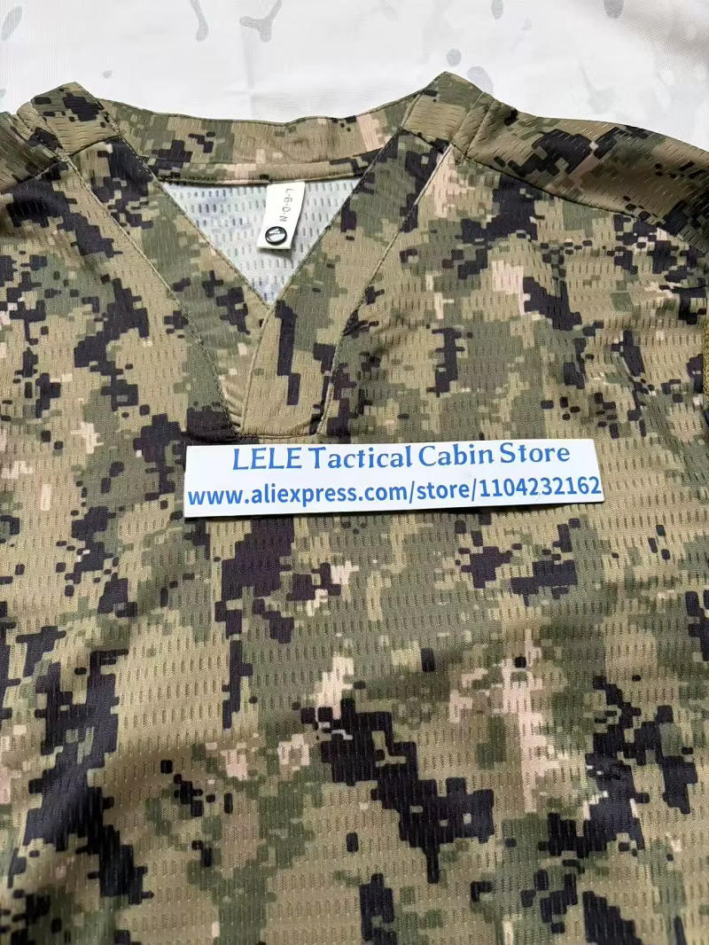 T-shirt de sport à col en V AOR2 pour l'extérieur