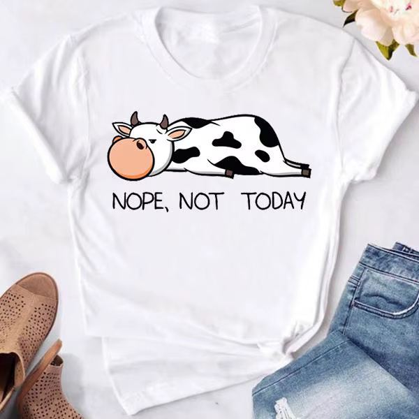 T-shirt manches courtes col rond femme