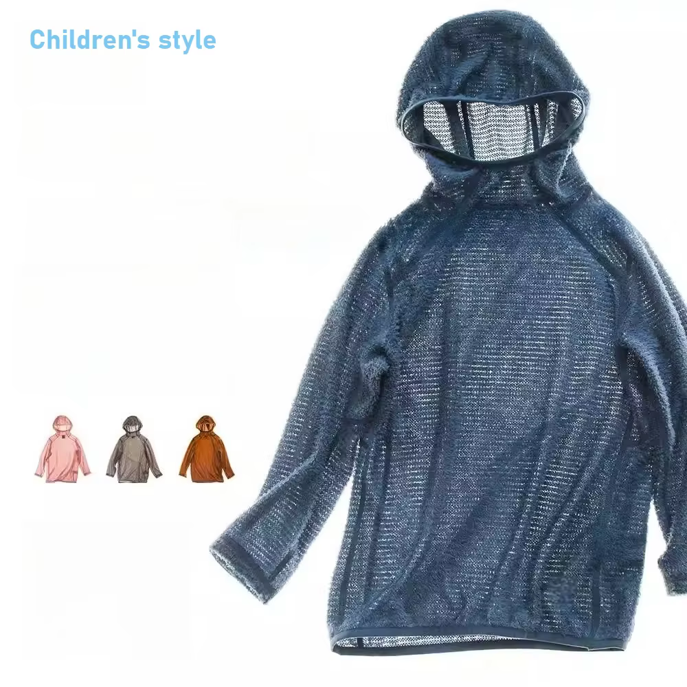 Sweat à capuche Air-Fleece : Léger et tricoté de manière structurée pour un confort doux