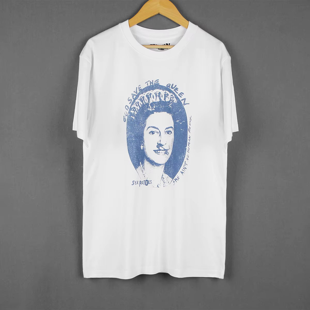 Sex Pistols T-Shirt dieu sauver la reine Punk Rock choc Buzzcocks Joy Division les damnés hommes coton été blanc imprimé chemise