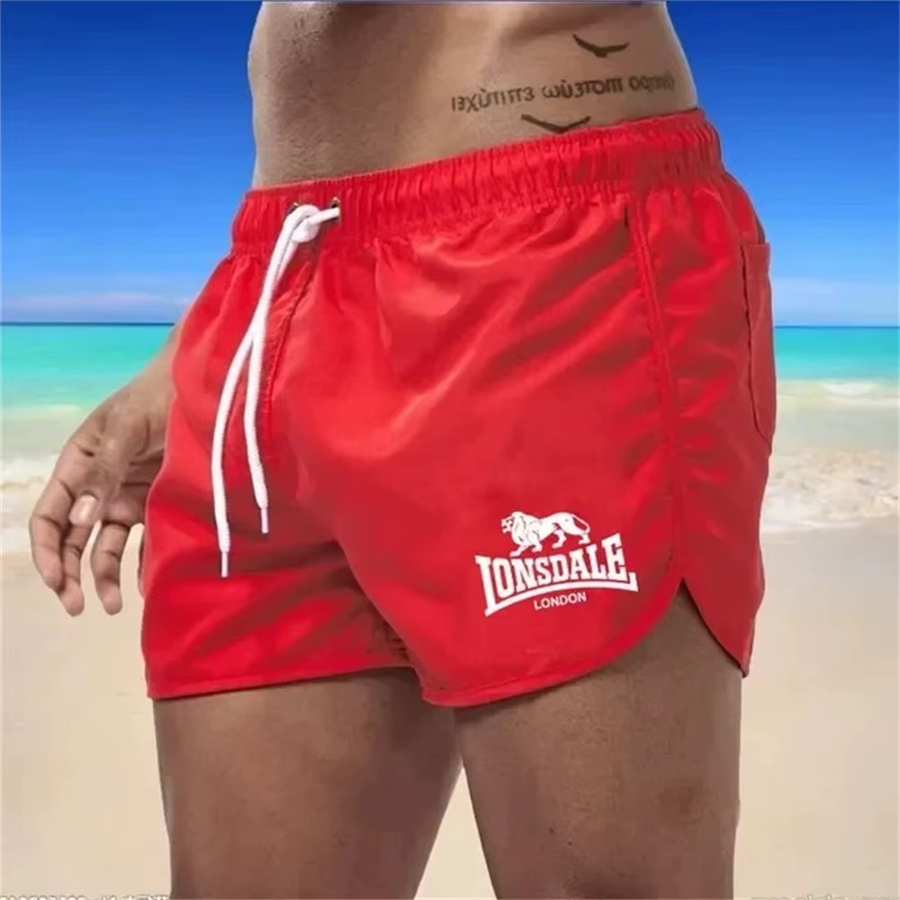 Shorts de plage imprimés pour hommes Lonsdale