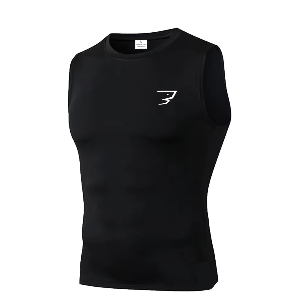T-shirt de sport pour homme avec motif imprimé, t-shirt sans manches ample, t-shirt de musculation, t-shirt de course en plein air, débardeur de musculation