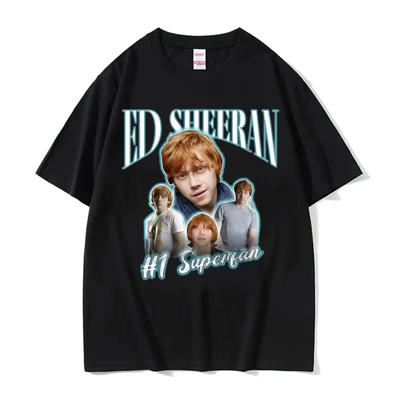 T-shirt drôle Ed Sheeran Number One Superfan Meme pour femme