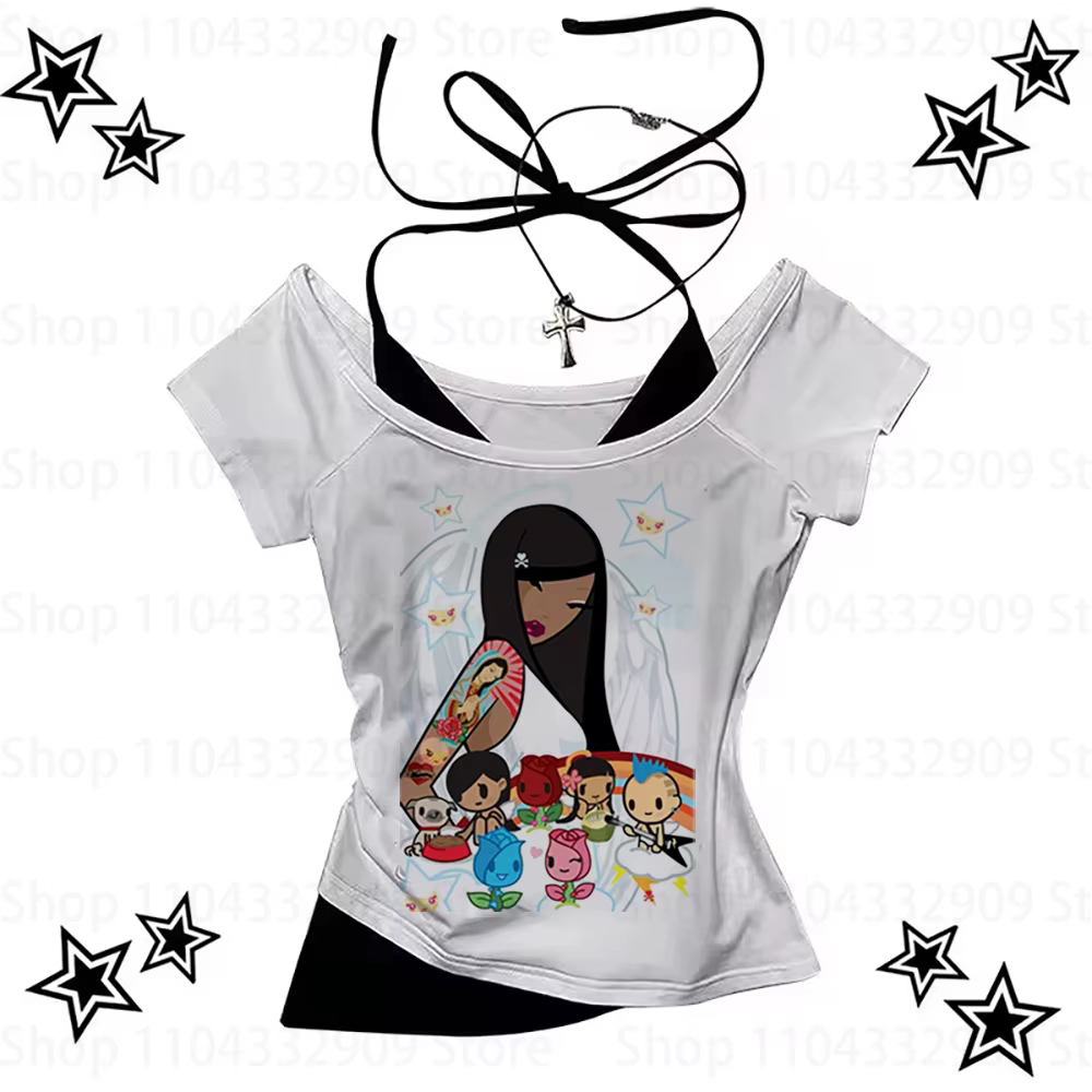 T-shirts Emo pour filles