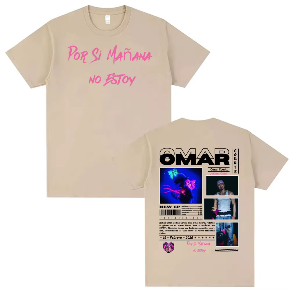 T-shirt graphique Omar Courtz Por Si Manana No Estoy 2026 Tour