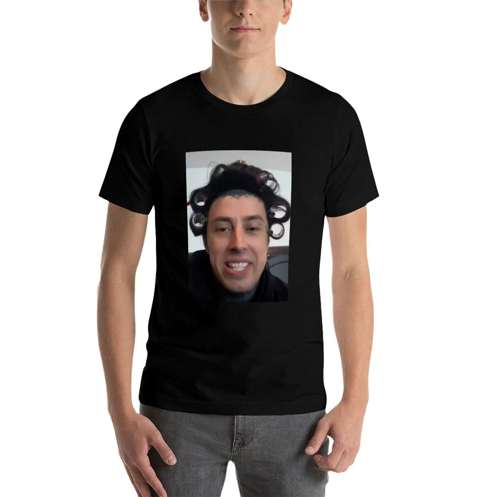 Ronnie Radke Hair Rollers T-Shirt haut de sport à manches courtes pour grandes tailles