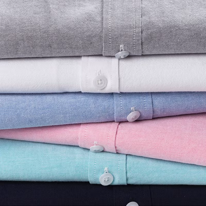 Chemises Oxford 100% coton pour hommes
