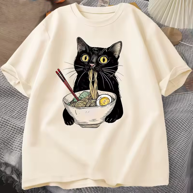 T-shirt en coton à manches courtes pour hommes et femmes