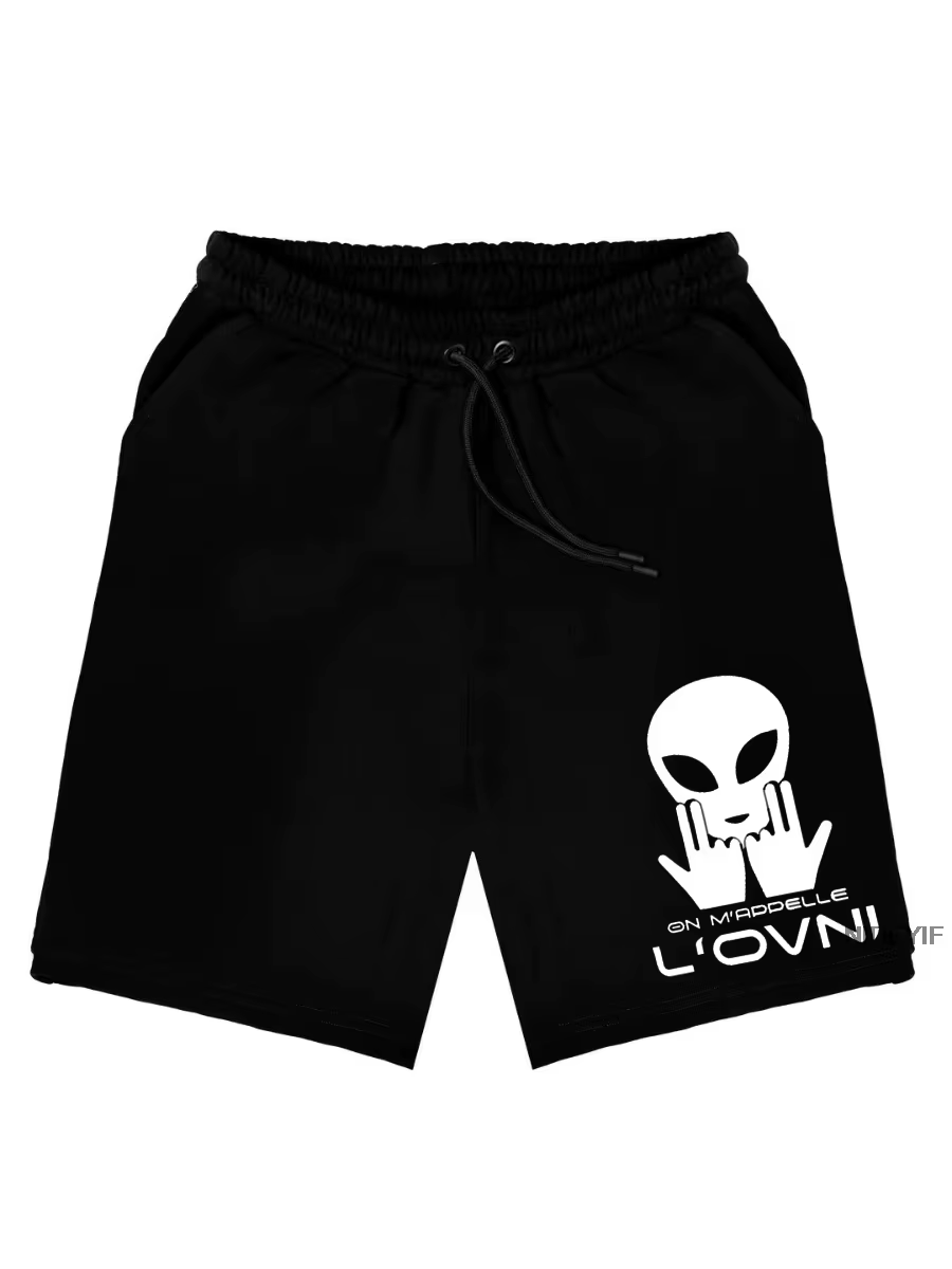 France rappeur Jul Shorts pour hommes femmes été décontracté respirant coton plage confortable pantalons de survêtement court