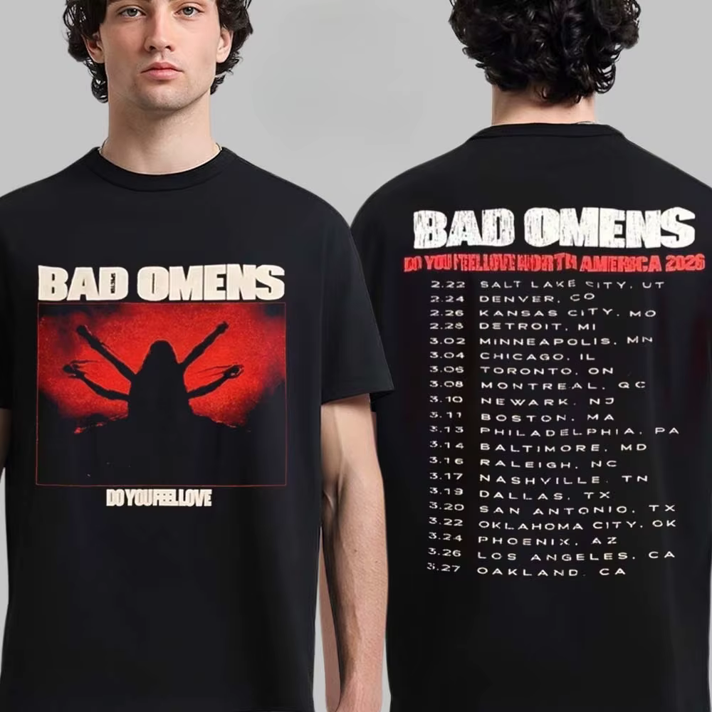 T-shirt unisexe en coton Hot Bad Omens