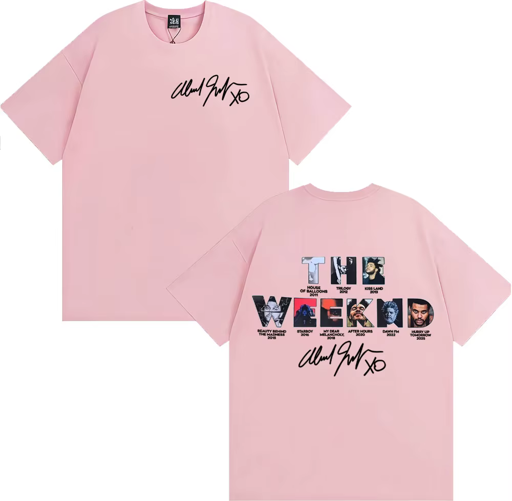 The Weeknd Hurry Up Tomorrow Couverture d'album 2025 T-shirt Vêtements pour hommes High Street