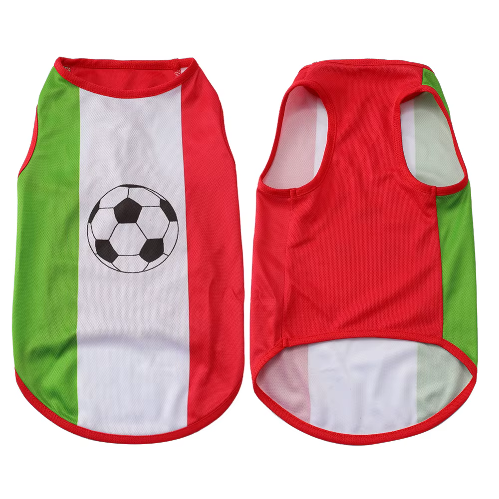 Débardeur pour chien motif équipe de football