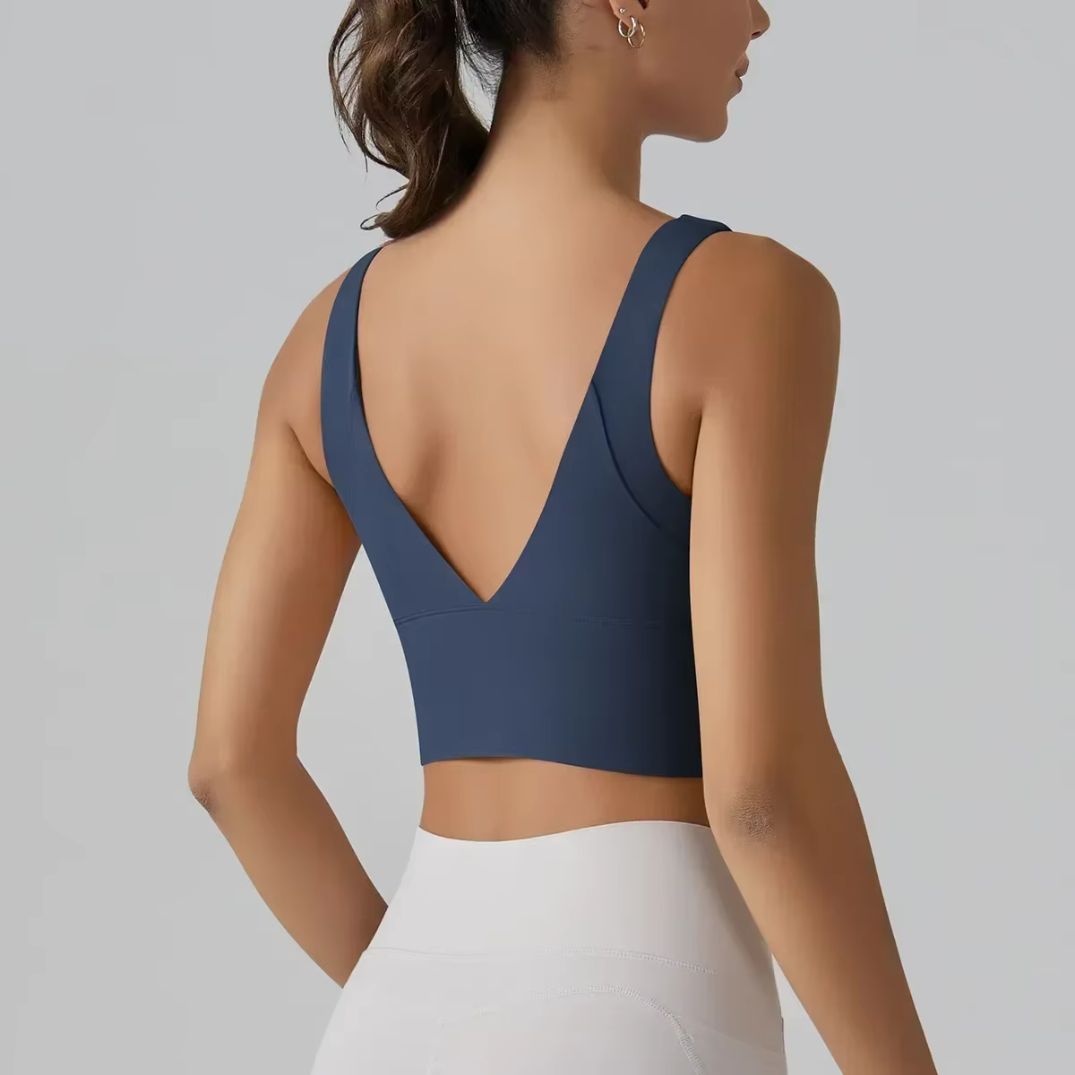 MIML Débardeur de Yoga pour Femmes Gym Entraînement Pilates Vêtements Chemisier de Sport Gilet