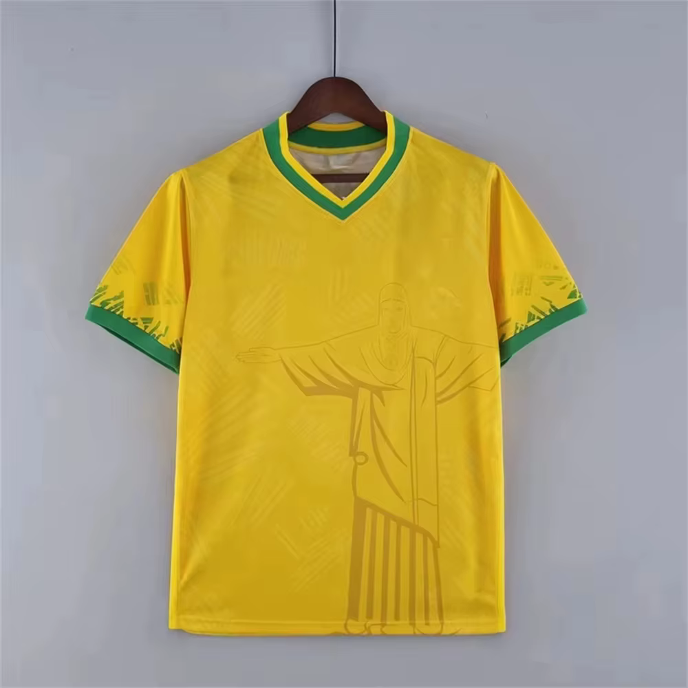 Maillot de football noir et gris édition spéciale Brésil