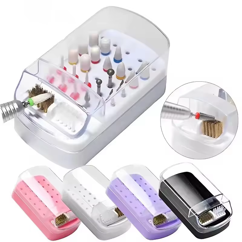 Boîte de rangement professionnelle pour perceuse à ongles