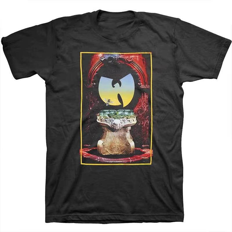 T-shirt décontracté du groupe de rap légendaire Wu-Tang Clan