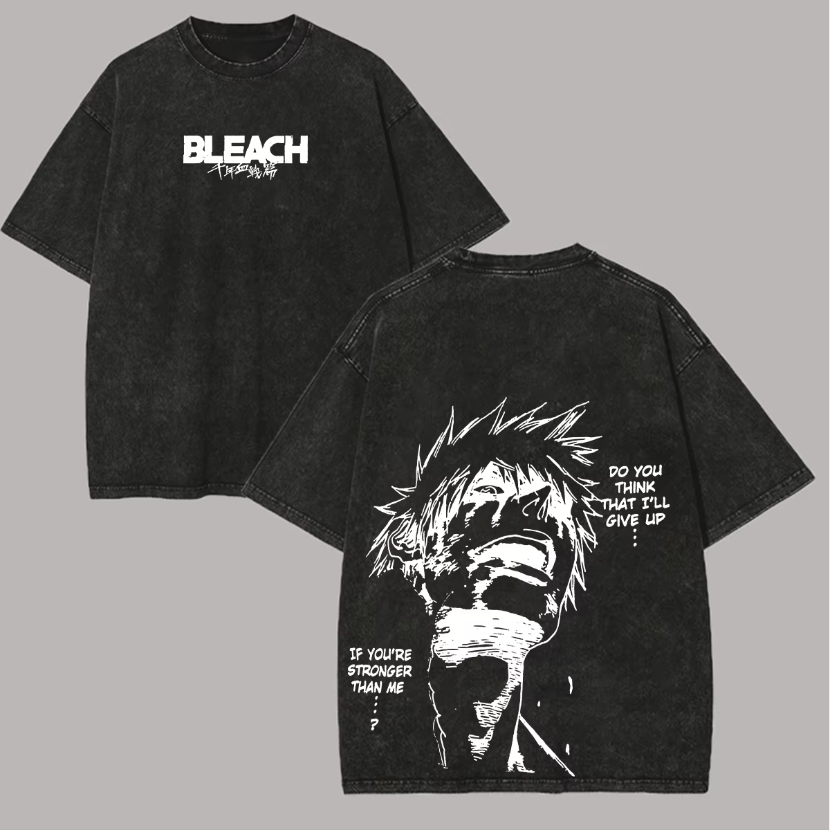 T-shirt délavé effet blanchi
