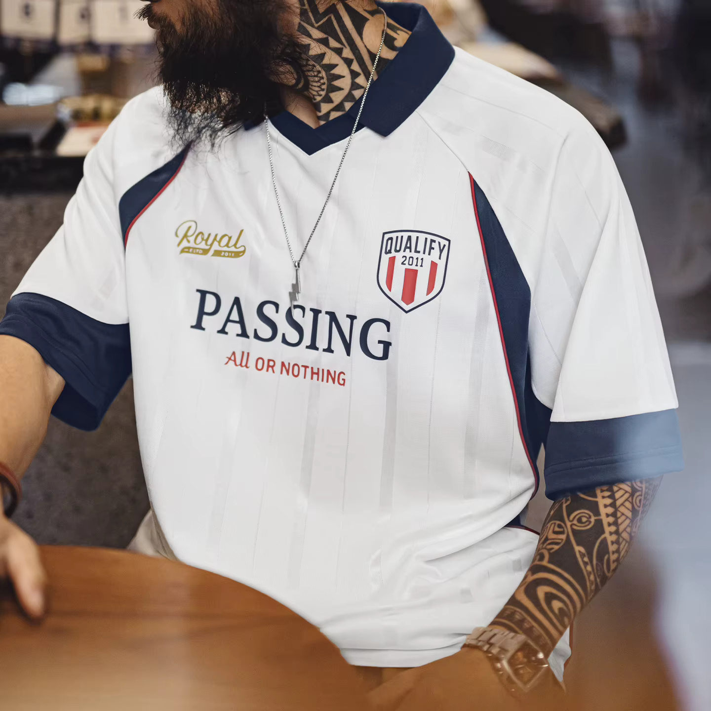 Polo rétro Maden pour homme
