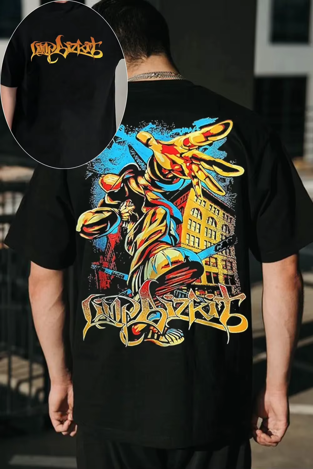 Limp Bizkit Rock Band T-shirt graphique pour hommes et femmes