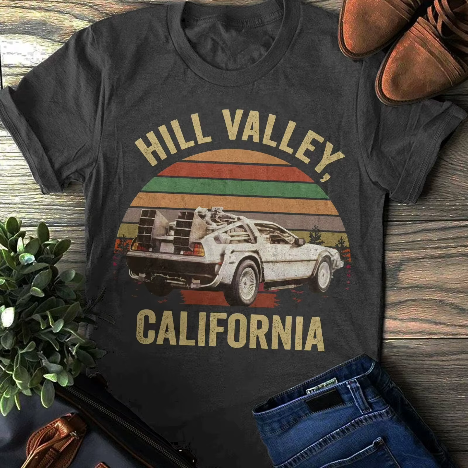 Hill Valley T-shirt, chemise retour vers le futur