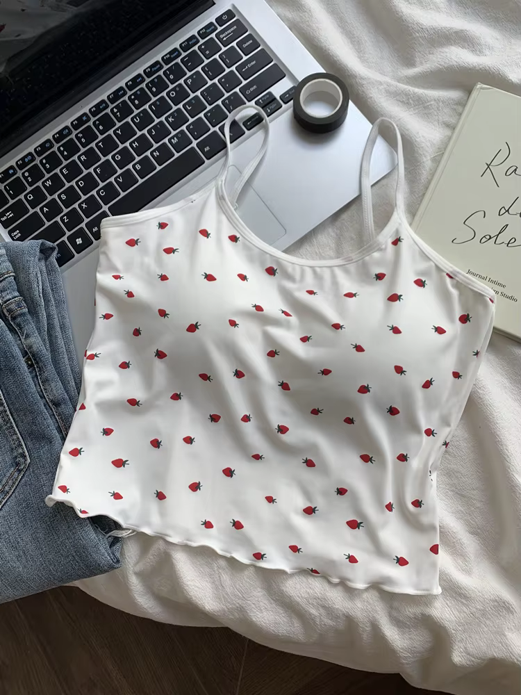 Camisole dos nu en fibre imprimée Harvey pour femme